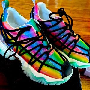 Anthony Wang platform sneakers. New never worn. Size 10.  They run small